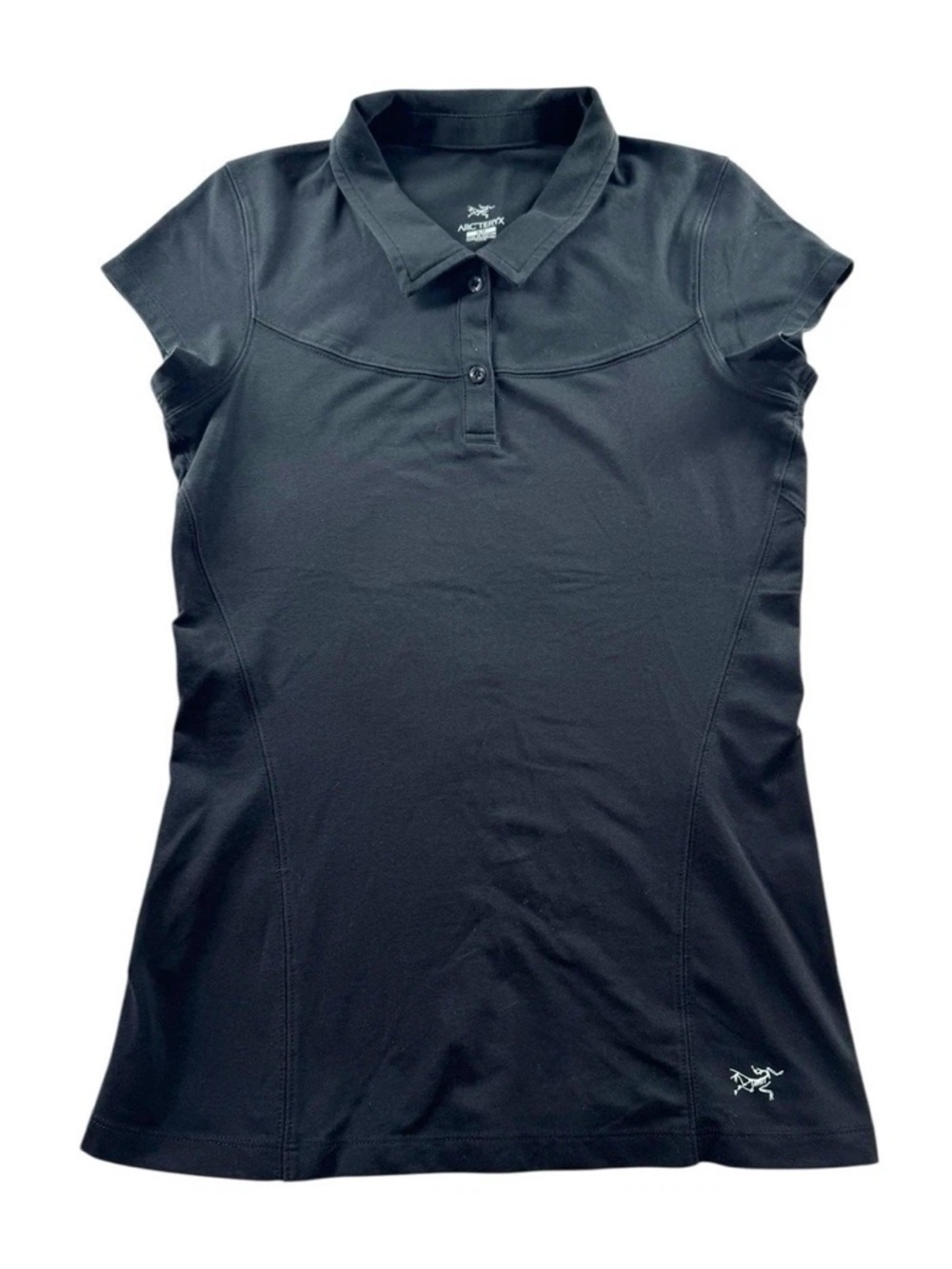 Arc'teryx Black Short-Sleeve Polo Shirt
